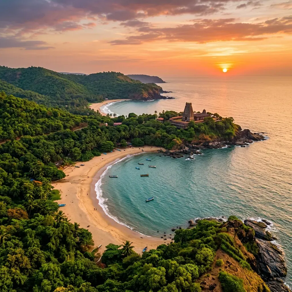 Om Beach at Gokarna